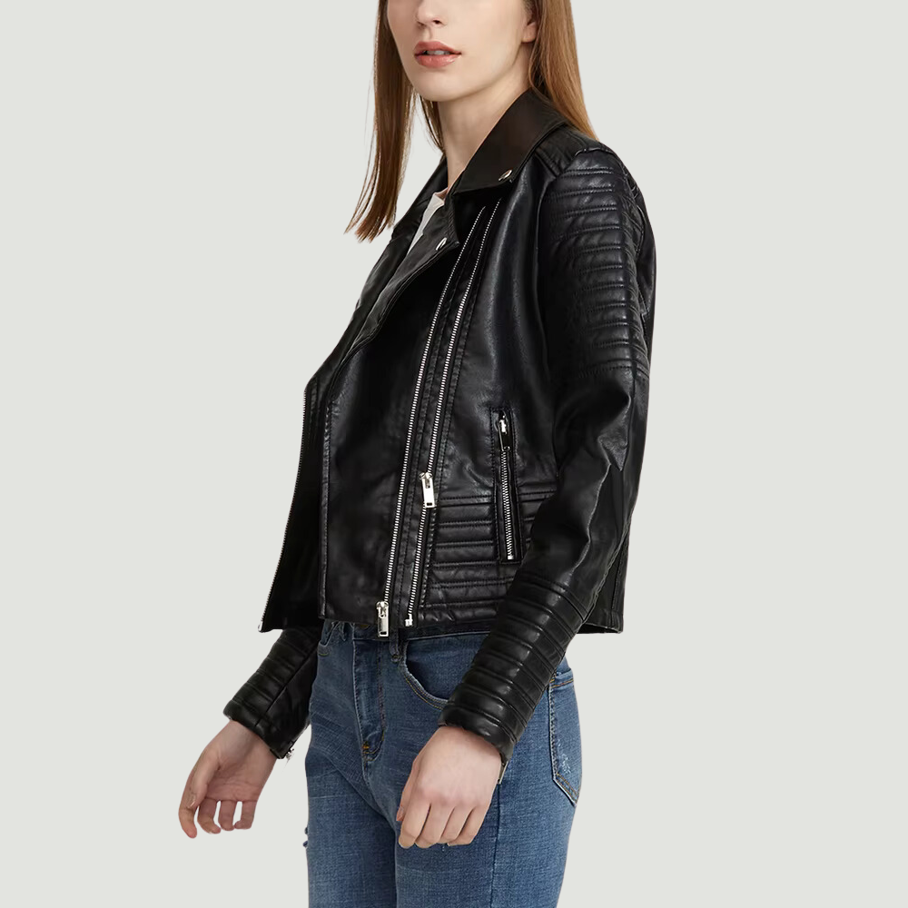 Daniella – Giacca Biker da Donna in Ecopelle | Stile Grintoso & Versatile